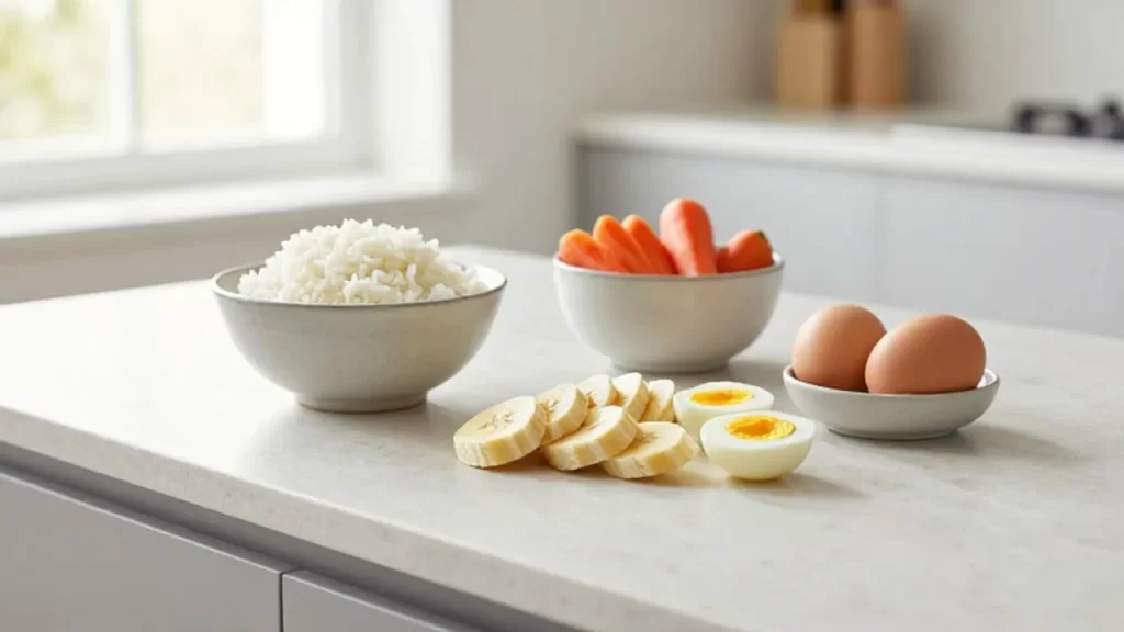 Cuenco con arroz blanco