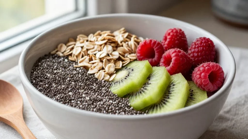 Bol de desayuno con avena